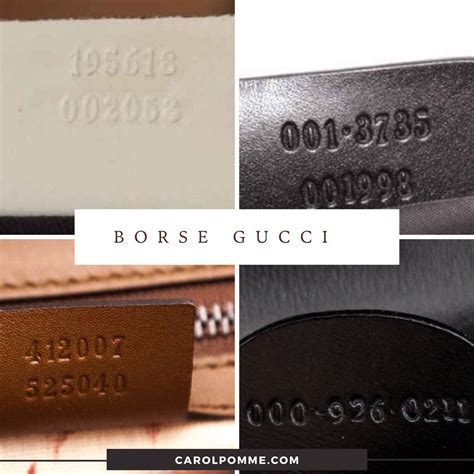 codice borsa gucci|Come riconoscere subito una borsa Guc.